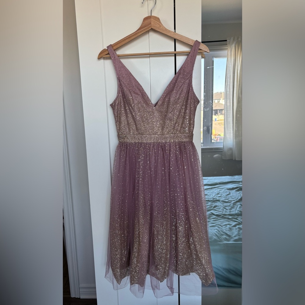 1861 - mauve cocktail dress 👗